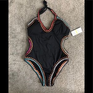 Bar three swimsuit, monokini. Bar III